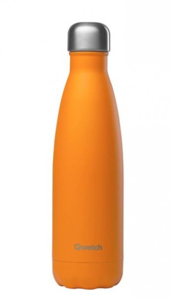 Qwetch Pop Isolierte Stahlflasche 500ml, orange