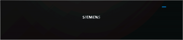 Siemens BI630CNS1 Wärmeschublade Schwarz